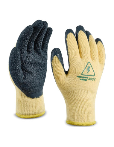 Guantes Aislantes Resistentes 400V Electricista Goma Antideslizante