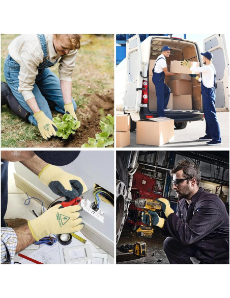 Guantes Aislantes Resistentes 400V Electricista Goma Antideslizante