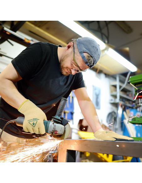 Guantes Aislantes Resistentes 400V Electricista Goma Antideslizante