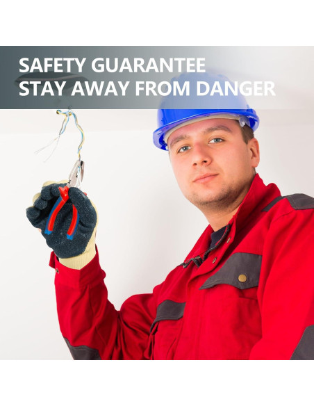 Guantes Aislantes Resistentes 400V Electricista Goma Antideslizante