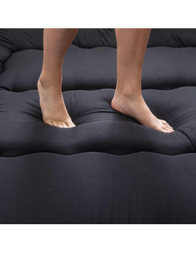 Colchón Futón MAXYOYO Individual Plegable 4" Negro