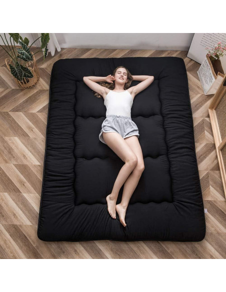 Colchón Futón MAXYOYO Individual Plegable 4" Negro