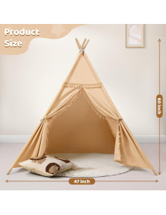 Tienda Teepee Sumbababy Algodón Caqui 119.88x160.66cm 2