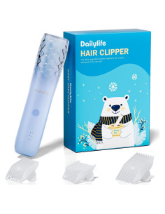 Cortapelos Silencioso DAILYLIFE para Bebés Azul - Kit Completo