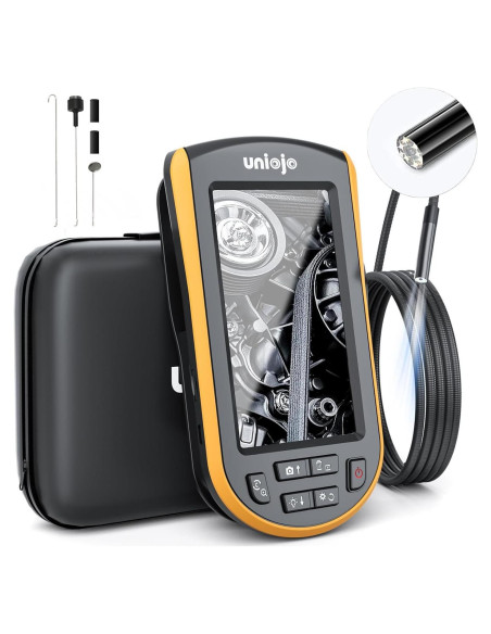 Cámara Endoscópica 5.2mm Unjoin con Pantalla LCD 4.3" 1080P