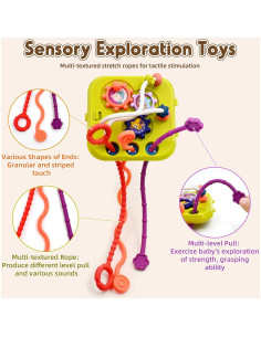 Cubo de Actividad Sensorial AiTuiTui 7 en 1 para Bebés 12-18 Meses 2