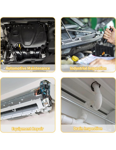 Cámara Endoscópica 5.2mm Unjoin con Pantalla LCD 4.3" 1080P