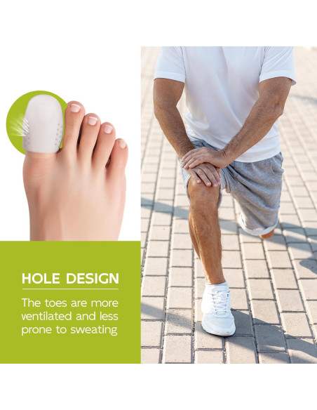 Protectores de Dedos Bukihome 16 Piezas Silicona Alivio Dolor