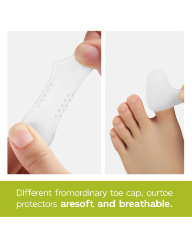 Protectores de Dedos Bukihome 16 Piezas Silicona Alivio Dolor