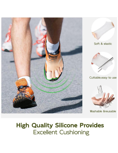 Protectores de Dedos Bukihome 16 Piezas Silicona Alivio Dolor