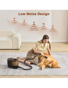 Aspiradora para Mascotas Bunfly S2, 13000Pa, 3.5L, 16 Herramientas 2