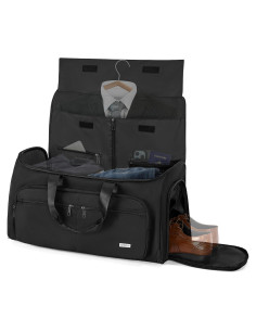 Bolsa de Ropa Convertible AKOZLIN 3 en 1 Negra para Viaje