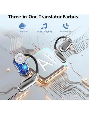 Auriculares Traductores AI OWS KSG-YYK-Q16 PRO Inalámbricos