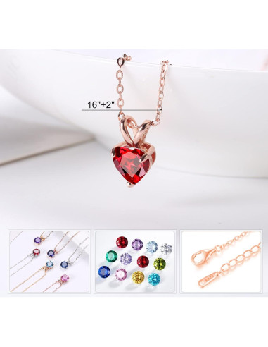 Collar de Nacimiento Corazón SMILEST Plata Esterlina 925