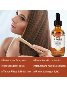 Aceite de Argán Bieyoc 59.87 ml - 100% Puro y Natural 2