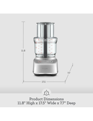 Procesador de Alimentos Breville Paradice 9 Tazas Trufa Negra