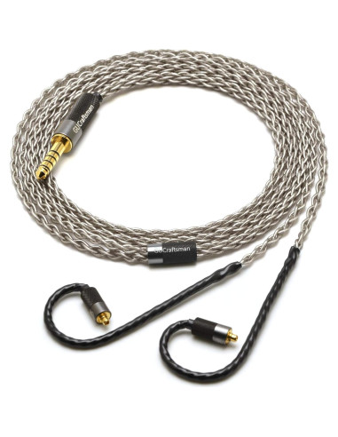 Cable de Mejora GUCraftsman 6N Plata 1.2m 4.4mm para Auriculares