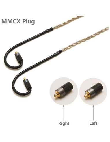 Cable de Mejora GUCraftsman 6N Plata 1.2m 4.4mm para Auriculares