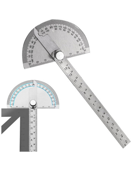 Transportador de Acero Inoxidable 0-180 EMVANV con Regla
