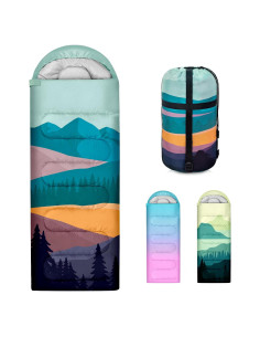 Saco de dormir PAMAID 3 temporadas impermeable 229.9x80 cm