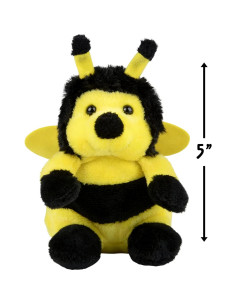 Animal de Peluche Relleno de Frijoles Abeja Zumbadora Rhode Island Novelty 2