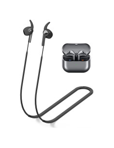 Correa Antipérdida TUDIOW para Galaxy Buds 3 - Silicona Negra