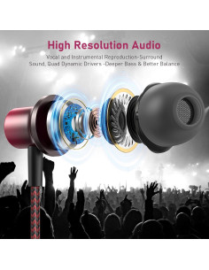 Auriculares USB C Jelanry con micrófono y cancelación de ruido 2