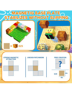 150 Bloques Magnéticos Sunxiaoyoung - Juguetes STEM 3-12 Años 2
