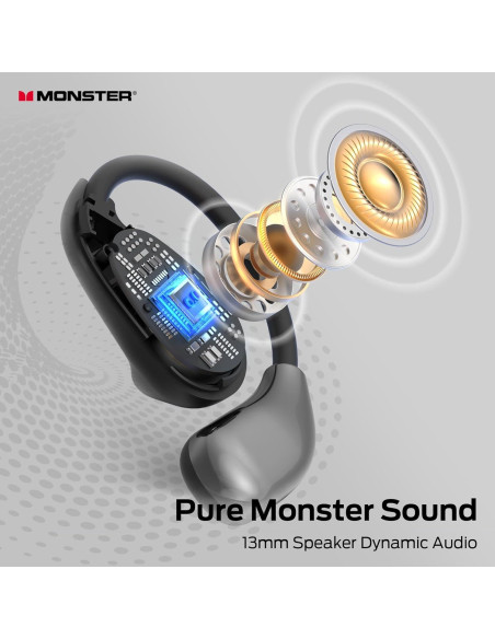 Auriculares Inalámbricos Monster AC510 Bluetooth 6.0 IPX5 25H