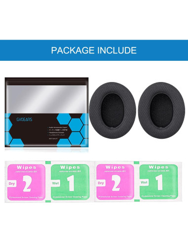 Almohadillas de Reemplazo GEVO para Logitech G Pro, G Pro X - Negro