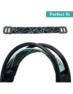 Correa de Diadema Reemplazo Logitech G733/G335 Azul-Negro 2
