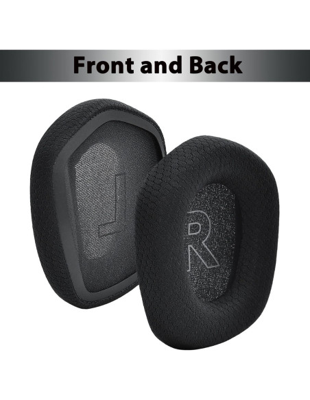 Almohadillas de Reemplazo Logitech G733 G535 G335 - Negro