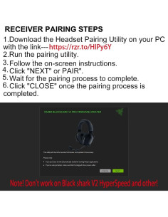 Adaptador Receptor Inalámbrico USB HUYUN para Razer Blackshark V2 Pro 2