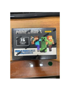 Caja de Cartas de Comercio PANINI Minecraft 2024 con Colorblasts Raros