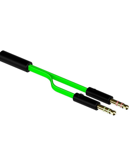 Cable Divisor de Auriculares 3.5mm BUTIAO Y Verde 11.43cm Cable Divisor de Auriculares 3.5mm BUTIAO Y Verde 11.43cm
