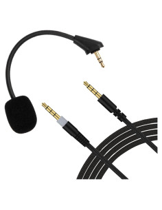 Cable de Audio y Micrófono Saipomor 3.5mm para Auriculares Kingston HyperX Cloud