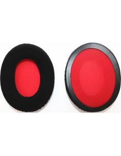 Almohadillas de Repuesto HyperX Cloud Gaming VEKEFF - Negro/Rojo 2