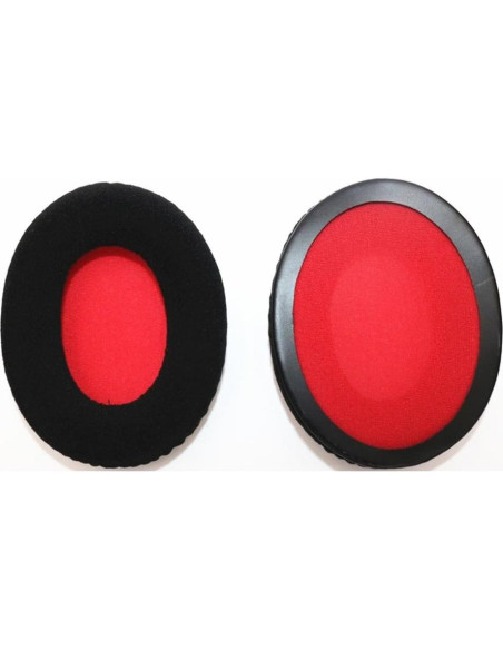 Almohadillas de Repuesto HyperX Cloud Gaming VEKEFF - Negro/Rojo