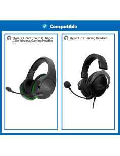 Almohadillas de oído DowiTech para HyperX Cloud Stinger Core 2