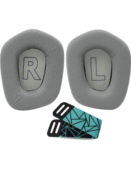 Almohadillas de Repuesto Logitech G733 G535 G335 Gris