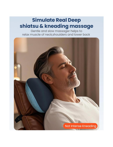 Masajeador de Cuello y Espalda Comfier CF-6419 Inalámbrico 3D