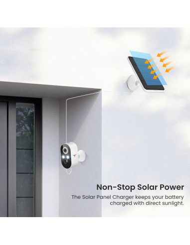 Cámara de Seguridad Inalámbrica Eken M9 1080p Solar con IA