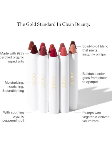 Tinte de Labios Ogee Azalea - Aceite de Coco Orgánico 49.6g