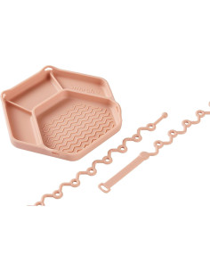 Placa de Succión Rosa Pálido Smack Fun para Niños + Correas 2