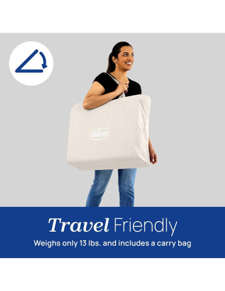 Cuna de Viaje Ligera Chicco Alfa Lite 5.67 kg Plegable Compacta