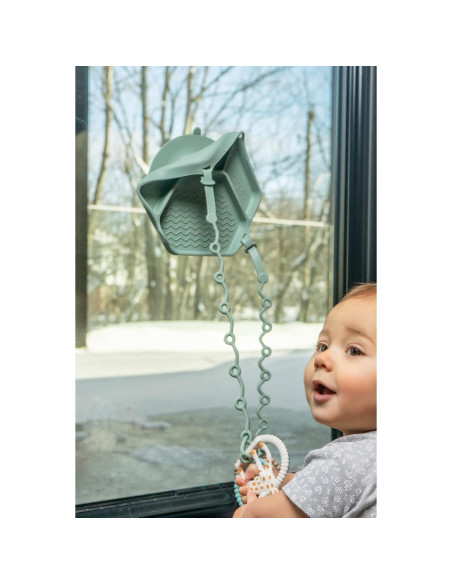 Placa de Succión Rosa Pálido Smack Fun para Niños + Correas