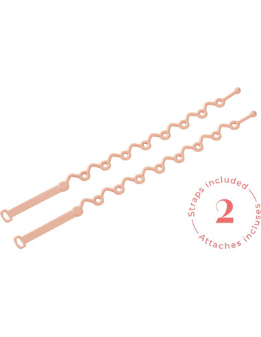 Placa de Succión Rosa Pálido Smack Fun para Niños + Correas