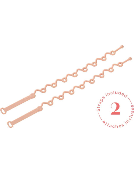 Placa de Succión Rosa Pálido Smack Fun para Niños + Correas