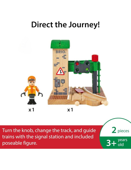 Estación de Señales BRIO World - Juguete de Madera Interactivo