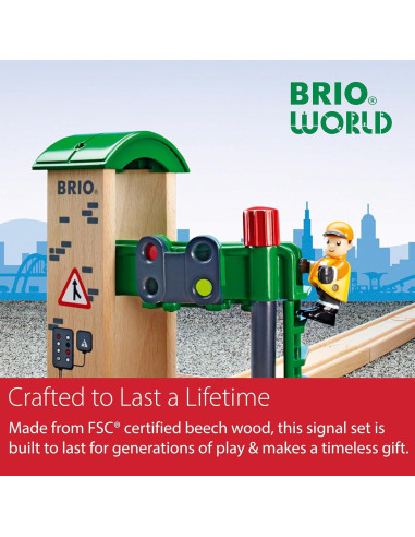 Estación de Señales BRIO World - Juguete de Madera Interactivo
